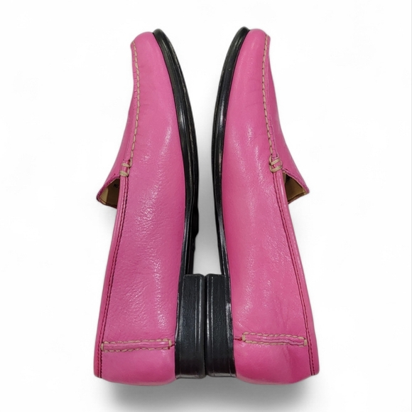 Rockport Loafers Barbie Pink Slip On Leather Driving Shoe Moccasin Women’s 7.5 - Picture 7 of 15